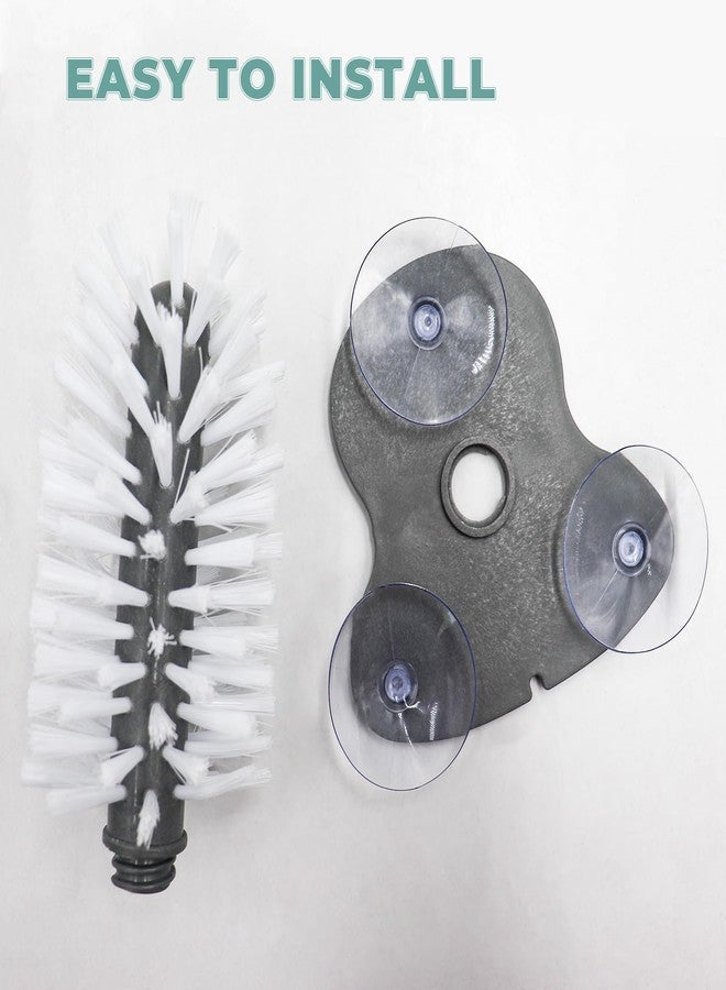MHLLGN 2 Pack Turtle Brush Each with 3 Suction Cups for Tank, Aquatic Turtle Toys and Tortoise Habitat Accessories - Image 4